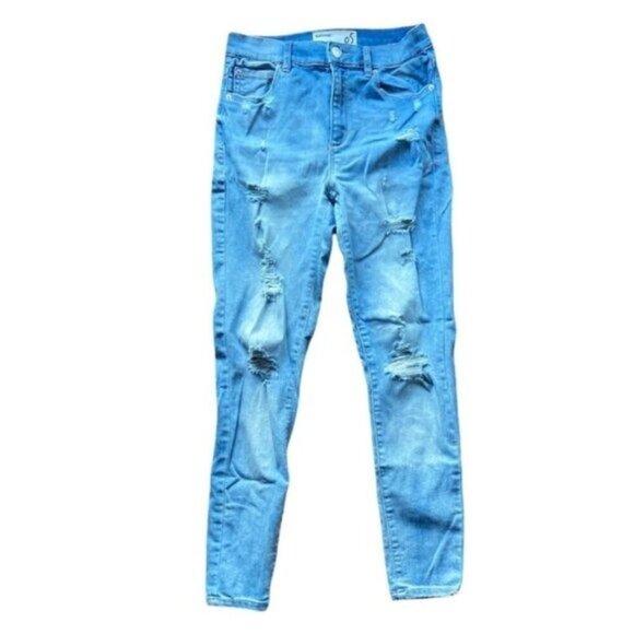 GARAGE Taille Haute High Waist Destroyed Jean size 5 - Picture 6 of 6